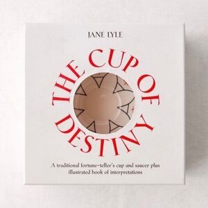 Jane Lyle Porcelain Fortune Telling Cup And Saucer of Destiny Astrology Zodiac‎